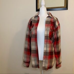 Columbia Tough Tundra Plaid Shirt Coat Shacket